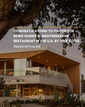Pinyon Named #1 Mediterranean Restaurant in U.S. by Yelp Elites